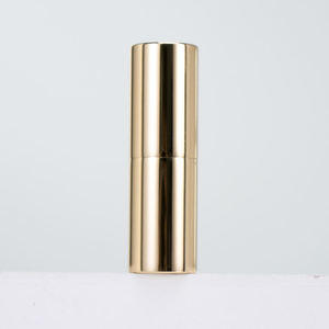 Conteneur de luxe en aluminium pour baume à lèvres Conteneur de rouge à lèvres écologique Tube de rouge à lèvres personnalisé en métal noir Étui pour rouge à lèvres Clé cosmétique - Product Image 1