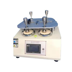 4-Stationen-Touchscreen-Steuerung für Martin deel Verschleiß festigkeit prüfmaschine <span class=keywords><strong>Martindale</strong></span> <span class=keywords><strong>Pilling</strong></span> Resistance Test Machine - Product Image 4