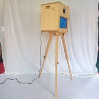 Nuevo Fotomatón Portátil con Impresora, Ambos en Una Sola Máquina, Pantalla Táctil de 15.6 Pulgadas, Compatible con DNP DS620 para Bodas, Fiestas y Eventos