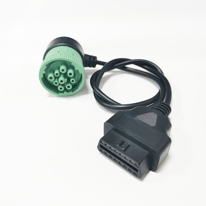 สายอะแดปเตอร์สำหรับ J1962 OBD2 16pin J1939สีเขียว2เส้นสำหรับรถบรรทุกใช้งานหนัก - Product Image 6