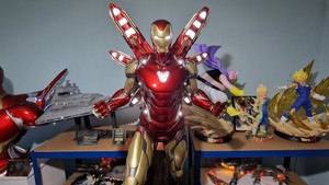 Venta al por Mayor <span class=keywords><strong>de</strong></span> Estatuas <span class=keywords><strong>de</strong></span> Fibra <span class=keywords><strong>de</strong></span> Vidrio <span class=keywords><strong>de</strong></span> Iron Man MK85 a Escala 1/2, Artesanía <span class=keywords><strong>de</strong></span> Resina, Escultura <span class=keywords><strong>de</strong></span> Resina <span class=keywords><strong>de</strong></span> la Película Marvel Mark85, Decoración para el Hogar - Product Image 3