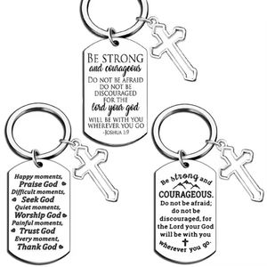 Llavero de Acero Inoxidable, Llavero Metálico con Cruz Bíblica, Amuleto de Oración y Bautismo para Niños, un Regalo del Niño Jesús - Product Image 4