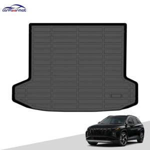 Protecteur de sièges arrière de voiture TPE, tapis de voiture recyclables, tapis de coffre personnalisés pour Hyundai Tucson Plug-In Hybrid 2022-2024 - Product Image 1