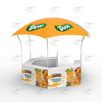 Tente de promotion personnalisée avec logo pour le marketing en plein air, abri pour salon professionnel, publicité alimentaire et boissons, table de promotion, auvent de tente