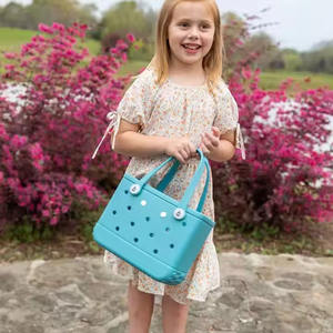 Sac fourre-tout de plage résistant à l'eau portable ouvert toutes saisons pour enfants et filles - Product Image 1