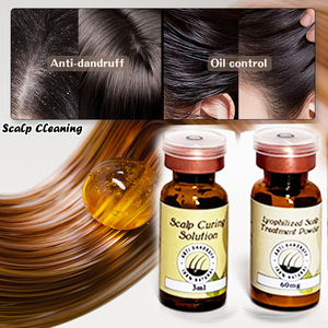 S Kit de rajeunissement topique des cheveux et du cuir chevelu EGF Peptides croissance des cheveux chauve amélioration cellules souches repousse des cheveux cuir chevelu <span class=keywords><strong>tonique</strong></span> nourrissant - Product Image 6