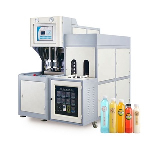 Machine de soufflage par injection de bouteilles en plastique semi-automatique de petite taille pour boissons en Chine - Product Image 3