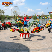 Manège Kermis Big Octopus Ride : Manège portable à plateau tournant pour parcs d'attractions