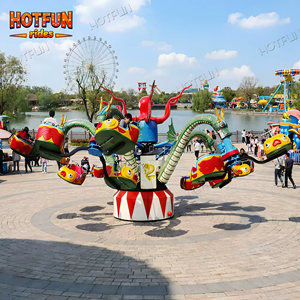 Manège Kermis Big Octopus Ride : Manège portable à plateau tournant pour parcs d'attractions - Product Image 1