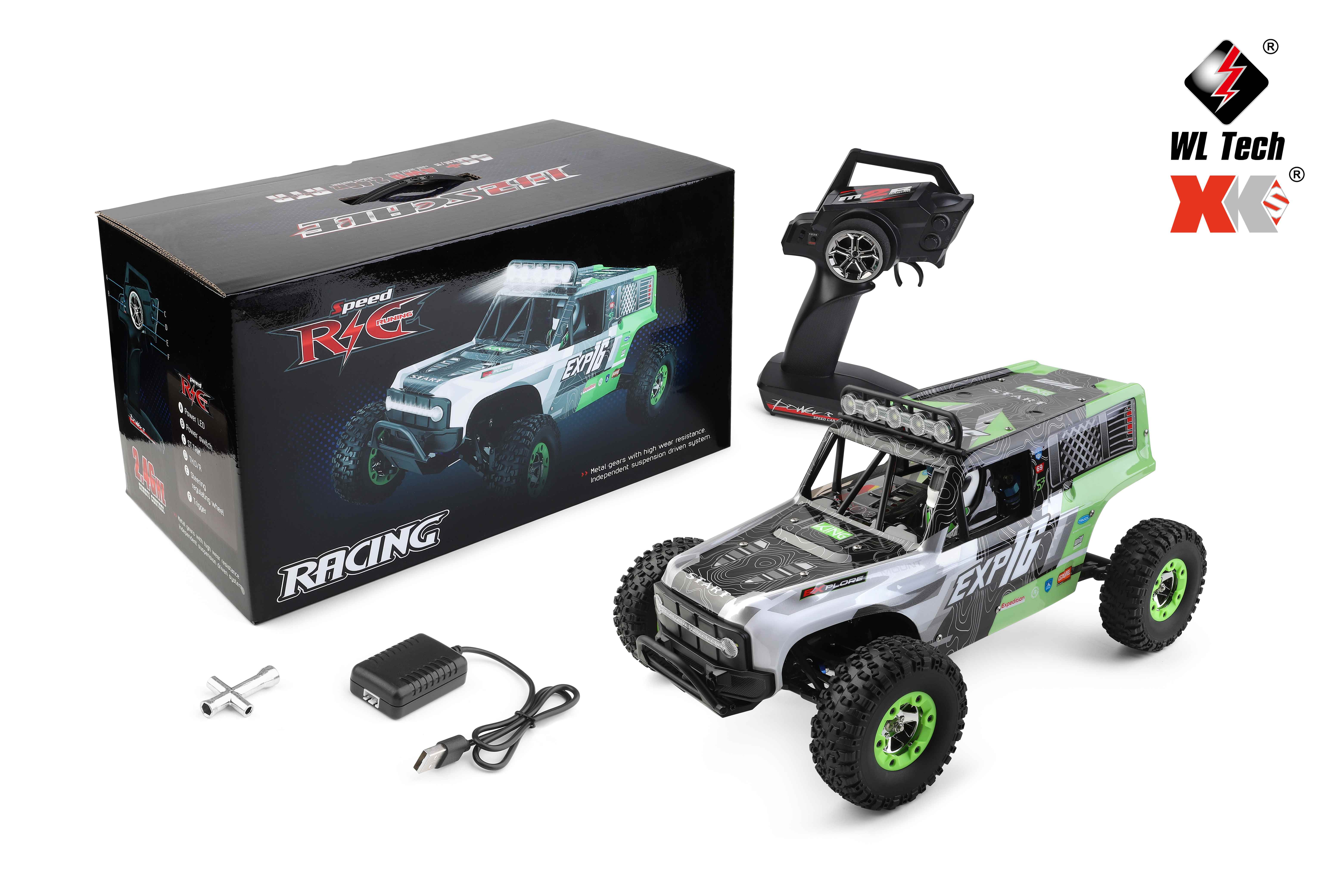WLTOYS 124006 RC CAR 1: 12 RCカートラック4W40km/h高速ロック