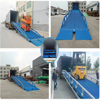 Pont d'embarquement mobile de plate-forme de chargement et de déchargement de conteneurs 8 tonnes de plate-forme élévatrice hydraulique électrique peuvent être personnalisées