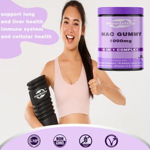 OEM Vente chaude - Personnalisable - Gommes de N-acétylcystéine 1000 mg, complément alimentaire pour enfants et adultes - Soutien antioxydant et système immunitaire - Product Image 5
