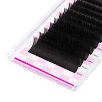 Extensions de cils individuelles TDANCE 12 rangées en cachemire B J M L LD Curl, extensions de cils faites à la main