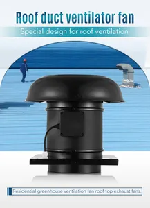 Ventilation Exhaust Fan Residential Greenhouse Ventilation Fan Roof Top Exhaust Extractor Fan Chimney Roof Exhaust Fan