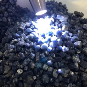 Bán Buôn Tinh Thể Thô Sapphire Xanh Thô Tự Nhiên Loại Corundum Đá Quý Sapphire Xanh Thô - Product Image 2