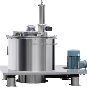 Máquina vertical industrial de separação de levedura e cerveja, centrifugador e desaguador de cesta