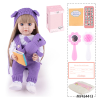 Muñeca Bebé Reborn de Silicona Inteligente, Puede Agitar la Cabeza, Mover las Manos, Hablar, Grabar y Realizar Múltiples Funciones