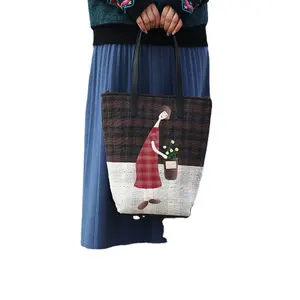 Новая ручная работа, большая сумка в стиле пэчворк, для женщин, вышивка, ручная ткань, художественная игла и нитка для женщин