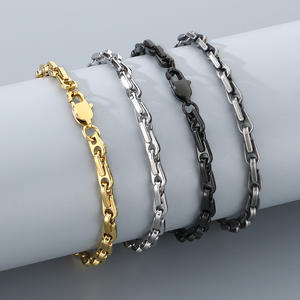 Pulsera de Cadena con Cuentas de Melón, Estilo Simple y Retro, 5mm, Personalizada, Conjunto de Pulseras para Hombre - Product Image 4