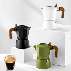 <span class=keywords><strong>Cafetera</strong></span> Manual de Espresso, <span class=keywords><strong>Cafetera</strong></span> de Válvula Única, Mini Juego de Preparación Manual de Aluminio, <span class=keywords><strong>Cafetera</strong></span> Italiana Pequeña Portátil para el Hogar - Product Image 6