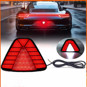 Feu arrière de moto à LED, clignotant de sécurité, lampe d'avertissement, accessoire de protection complète - Product Image 1