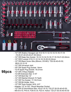 Juego de Herramientas de Reparación de Automóviles de 421 Piezas, Kit de Herramientas Profesional para Mecánicos de Automóviles, Llave de Tubo, Herramientas Manuales para el Mantenimiento de Vehículos - Product Image 4