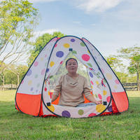 Tente automatique haut de gamme sans configuration, tissu polyester monocouche, imperméable, quatre saisons, anti-moustiques, structure en acier pour le camping