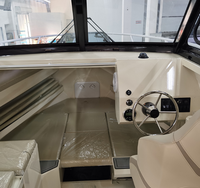 Nouveau bateau de pêche commercial en aluminium Profisher Allsealion de 7,5 m, design Walk Around, avec moteur essence de 250-350 CV, certifié CE