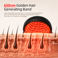 Casque laser portable à 272 diodes LLLT pour la repousse des cheveux, dispositif de thérapie capillaire à domicile pour le traitement de la chute des cheveux