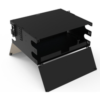 288 Cores 4U Rack Mount Push Pull Type Fiber Optic Optical Fiber Patch Panel Terminal Box