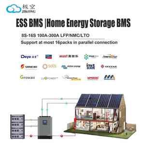 JIKONG ESS Smart BMS 8-16S 100A/150A/200A พร้อมกระแสบาลานซ์ 1A/2A สำหรับแบตเตอรี่ Lifepo4 16S 48V JK BMS <span class=keywords><strong>V19</strong></span> - Product Image 4