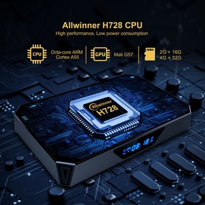 Coût d'usine X96QPRO android tv box Allwinner H728 Octa-core Android 14.0 4 + 32GB Quad HDR 8k WiFi 5GHz <span class=keywords><strong>LAN</strong></span> 1000MB décodeur - Product Image 5