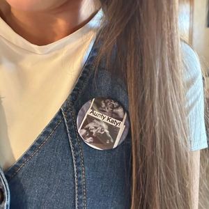Yy767 Custom Logo Factory Wholesale Round Shape <b>Button</b> <b>Badge</b> With Safety Pin Promotional Gift - Product Image 3