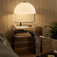 Table basse en métal au design moderne, style table de chevet, meuble portable pour salon, usage domestique, extérieur et commercial