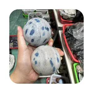 Vente en gros de pierre naturelle de guérison pierre précieuse boule de sphère de pierre de cristal k2 pour cadeaux souvenirs décorations feng shui