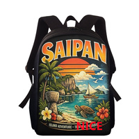 Sac à dos personnalisé Saipan en polyester, attrayant et confortable, ergonomique pour les sorties du week-end et la vie universitaire