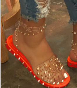 Pantoufles plates pour femmes, sandales d'été, simples, nouveau design, à la mode d'usine, <span class=keywords><strong>2020</strong></span> - Product Image 3