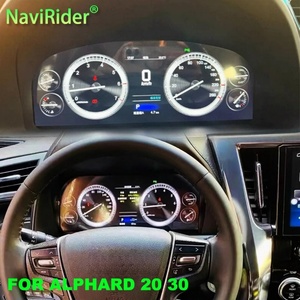 สำหรับ Alphard 20 30 ซีรีส์ ปี 2008-2018 จอแสดงผล LCD แผงหน้าปัดดิจิตอล แผงหน้าปัดแบบ Virtual Cockpit มาตรวัดความเร็ว GPS - Product Image 1