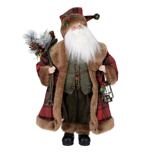 Figurine de Père Noël portoricain de la meilleure qualité, grand Père Noël vert, <span class=keywords><strong>60</strong></span> <span class=keywords><strong>cm</strong></span>, articles de Noël - Product Image 3