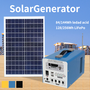 Station d'alimentation solaire portable d'extérieur, alimentation mobile USB, générateur solaire 84Wh 144Wh, système de stockage d'énergie haute puissance avec radio - Product Image 2