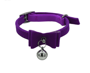 नए आगमन फैशन प्यारा पालतू श्रृंखला धनुष बेल लक्जरी बहु रंग फैशन सुरुचिपूर्ण कुत्ते कॉलर - Product Image 4