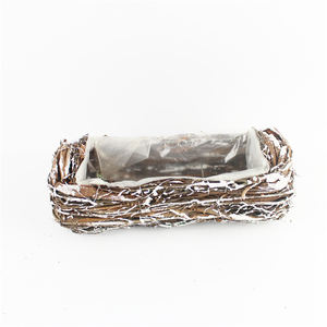 Jardinière en rotin <span class=keywords><strong>naturel</strong></span> fait à la main dernier modèle <span class=keywords><strong>Cache</strong></span> <span class=keywords><strong>Pot</strong></span> Design classique pour une utilisation extérieure au sol - Product Image 4