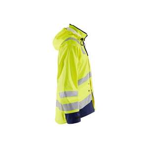 BLAKLADER - 432720053389XL Chaqueta de lluvia Hi-Vis Nivel 3 Amarillo/Azul marino-EAN 7330509659489 PROTECCIÓN PARA TODOS LOS TIEMPOS - Product Image 3