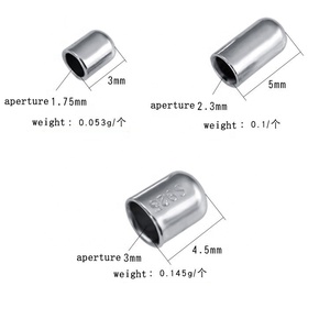 Collier en argent sterling pour la fabrication de bijoux, chaînes, 12 pièces différentes tailles, <span class=keywords><strong>code</strong></span> d'extrémité de tube, froid, bricolage, pièces et accessoires - Product Image 3