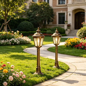 Customized European Retro Garden <b>Lighting</b> Sensor <b>Motion</b> Waterproof IP65 LED Electric Landscape Decoration <b>Lighting</b> - Product Image 4