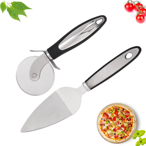 Cortador de Pizza de Acero Inoxidable al por Mayor, Cuchillo Doméstico de Rueda Única para Tartas, Gofres y Galletas - Product Image 1
