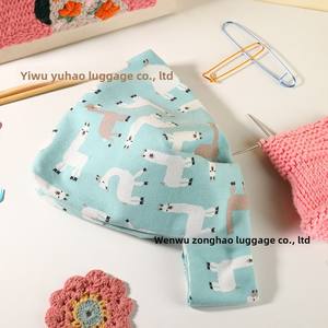 Gran oferta, bolsa <span class=keywords><strong>de</strong></span> muñeca azul con patrón <span class=keywords><strong>de</strong></span> alpaca, bolsa <span class=keywords><strong>de</strong></span> almacenamiento <span class=keywords><strong>de</strong></span> hilo portátil pequeña <span class=keywords><strong>de</strong></span> algodón puro, bolsa <span class=keywords><strong>de</strong></span> almacenamiento <span class=keywords><strong>de</strong></span> hilo - Product Image 3