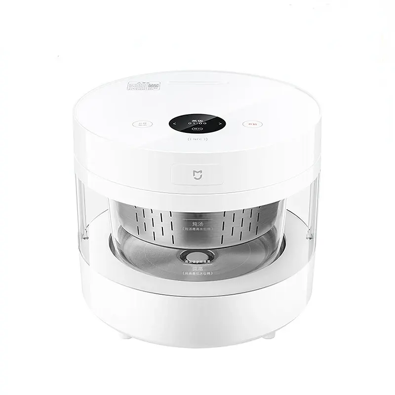 Olla arrocera al vapor transparente XIAOMI, olla a presión eléctrica de 4L, electrodomésticos de cocina multifuncionales para el hogar, soporte NFC