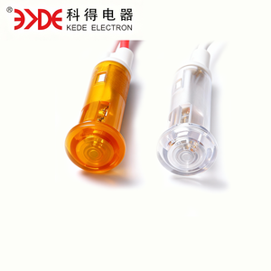 Luz Indicadora K63 <span class=keywords><strong>T150</strong></span>, 9 mm de Diámetro con Cables de Silicona de 300 mm, Equipo Económico - Product Image 4