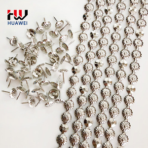 Tiras Decorativas para Uñas en Oro Rosa de 11 mm, Tiras Decorativas Antiguas Oscuras para Muebles, <span class=keywords><strong>Tachuelas</strong></span> para Tapicería de Sofá - Product Image 4